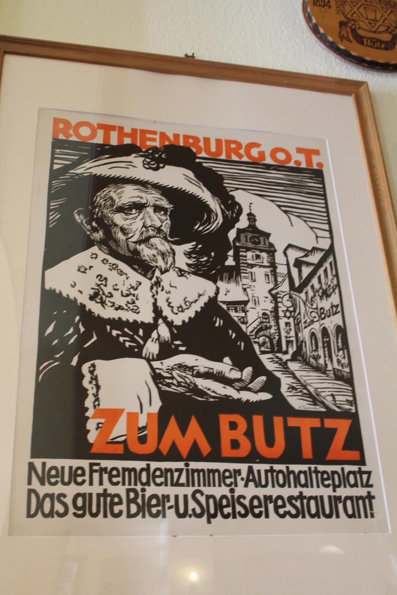 Gasthof Butz Rothenburg ob der Tauber Bagian luar foto