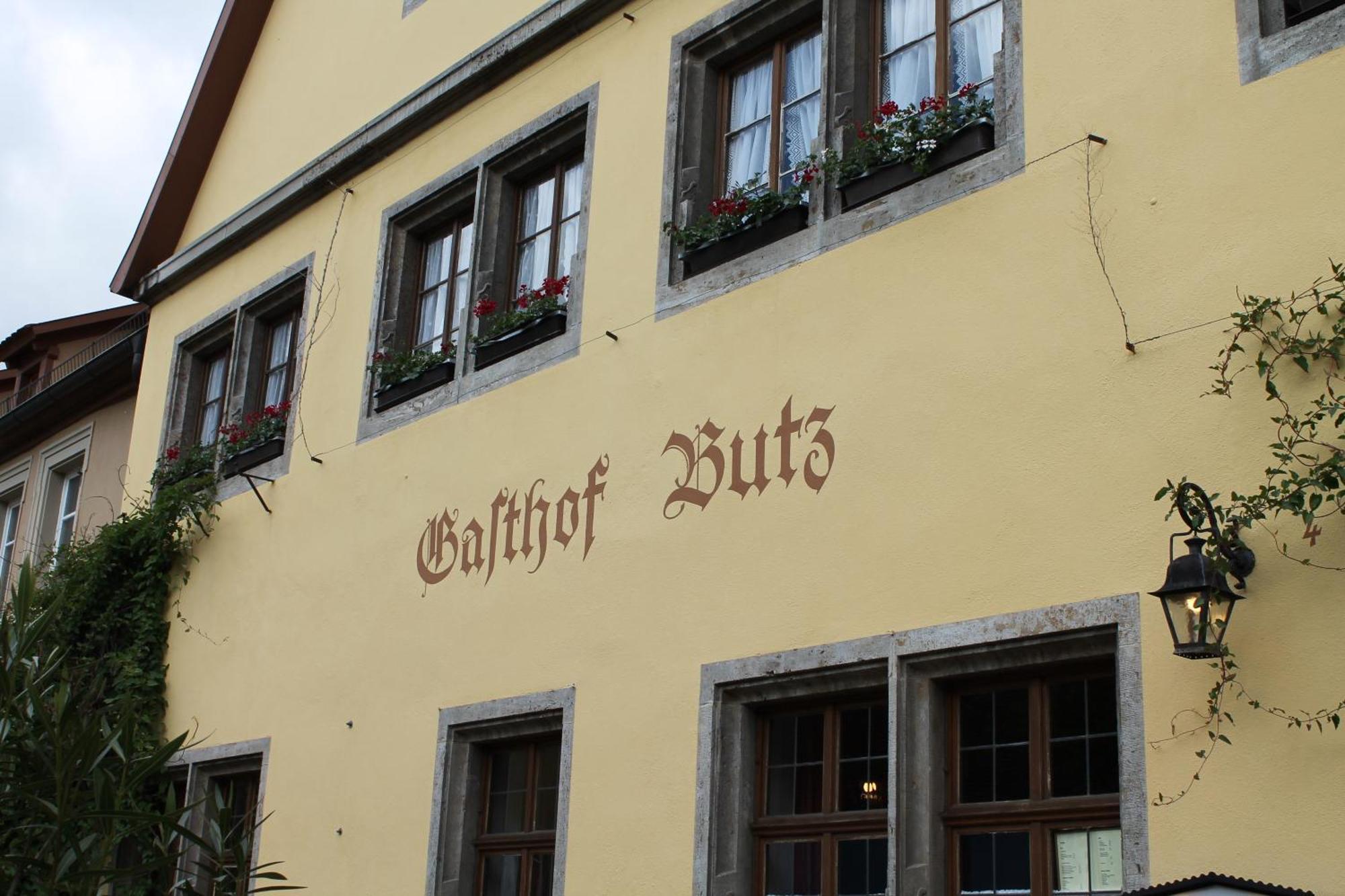 Gasthof Butz Rothenburg ob der Tauber Bagian luar foto
