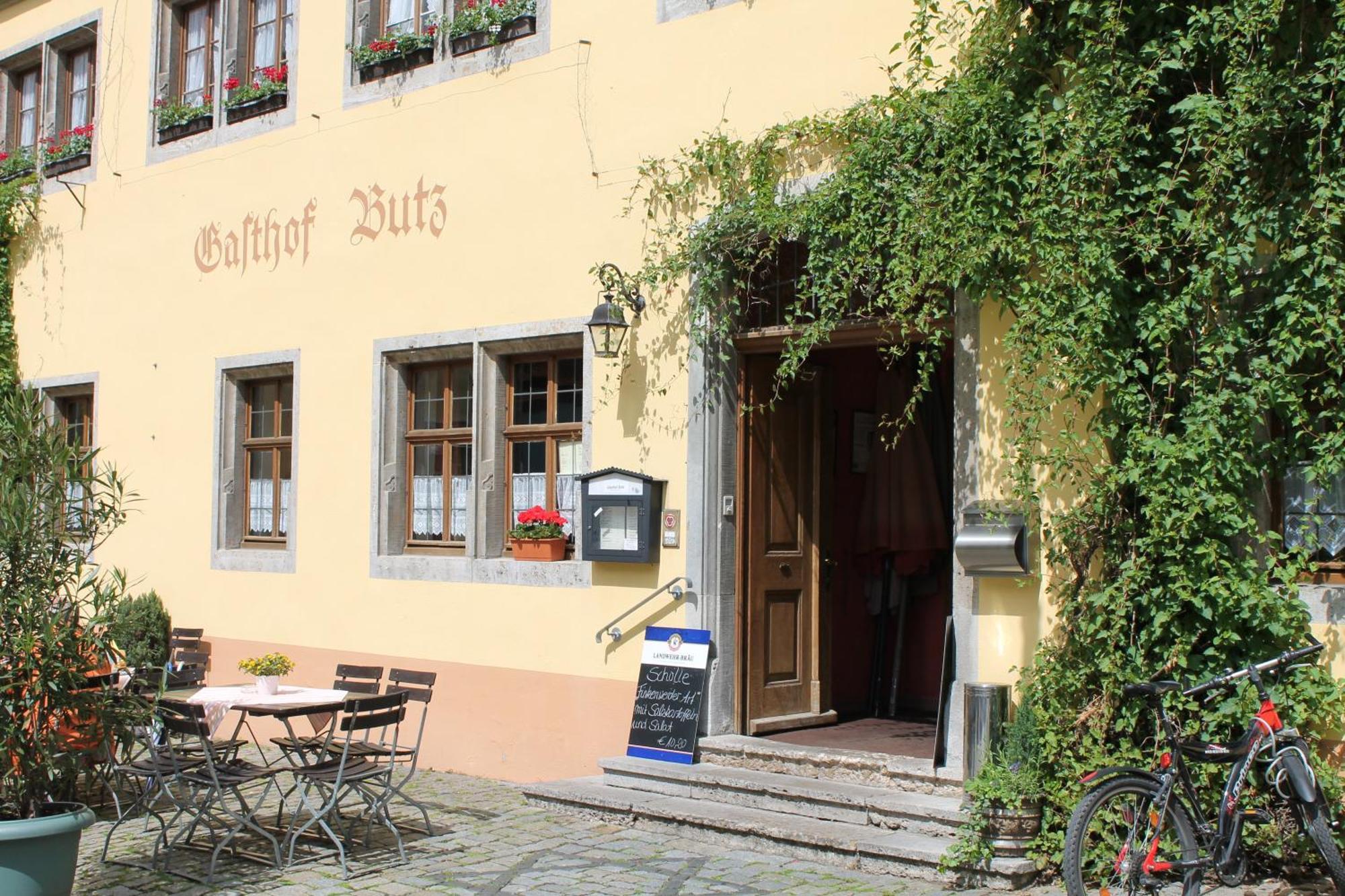 Gasthof Butz Rothenburg ob der Tauber Bagian luar foto